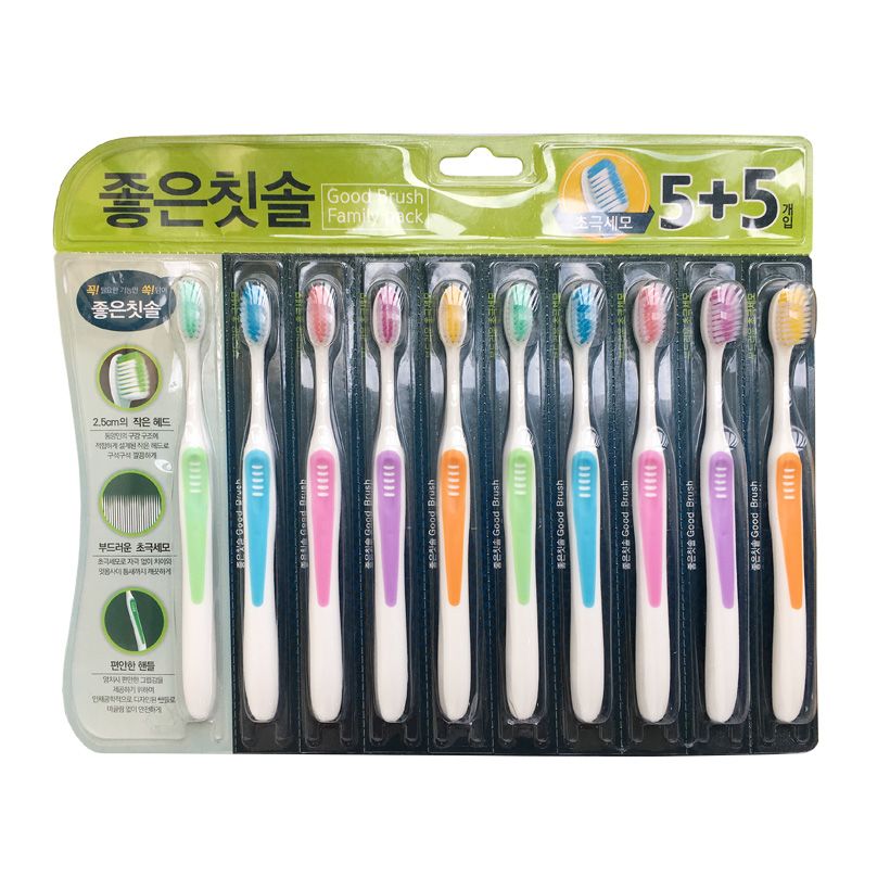 Bàn chải đánh răng Medicare Set 10 GOOD BRUSH FARMILY