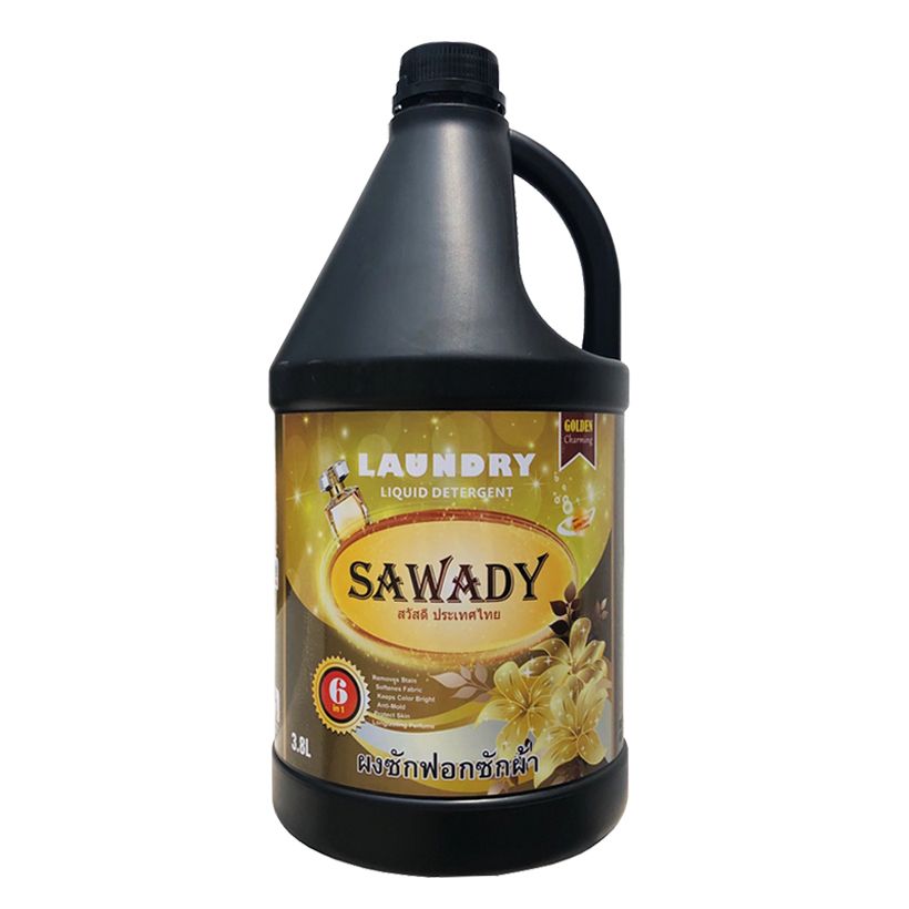 Nước giặt xả Sawady 6 trong 1 (Golden Charming) 3,8L