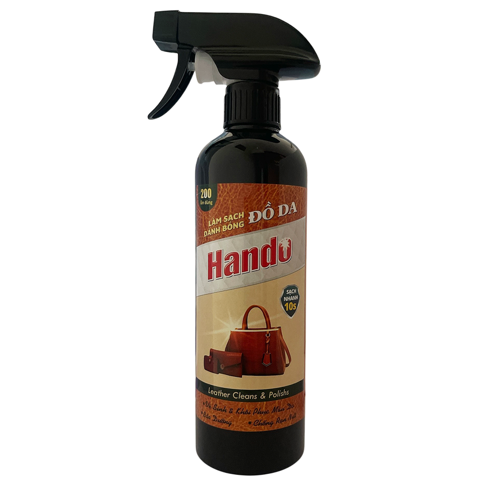 Làm sạch đánh bóng da Hando 500ml