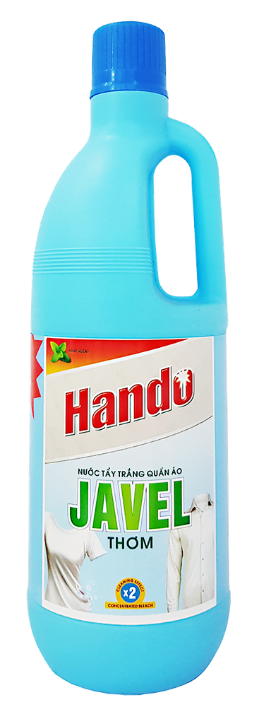 Nước Javel tẩy trắng quần áo Hando 1L