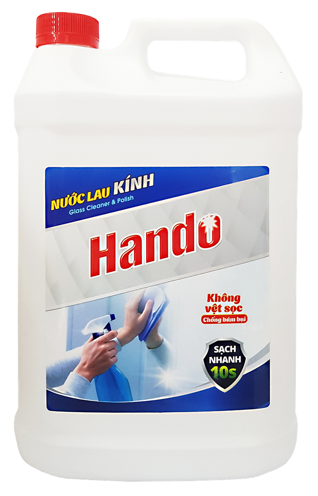 Nước lau kính Hando 5L hương bạc hà