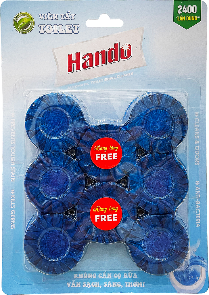 Viên tẩy và làm thơm toilet 6 viên ( tặng thêm 2 viên giá không đổi )