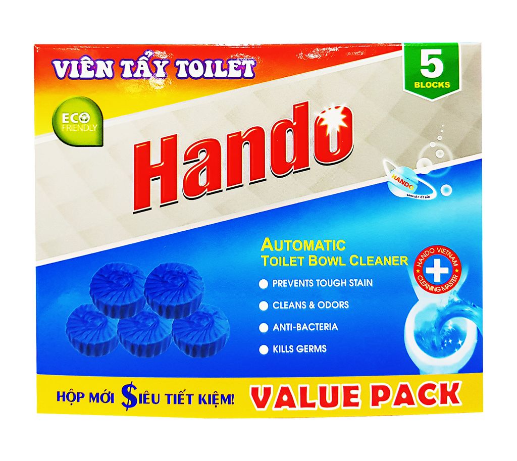 Viên tẩy xanh Hando 5 viên Value Pack