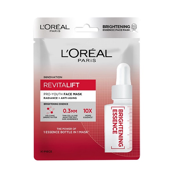 Mặt Nạ Dưỡng Chất Cô Đặc L'oreal Revitalift Pro - Youth Face Mask Brightening Essence 30G (Store 5871, 5873)