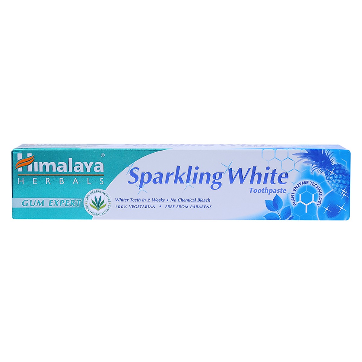Kem Đánh Răng Trắng Sáng Lấp Lánh Himalaya Herbals Sparkling White (100G)