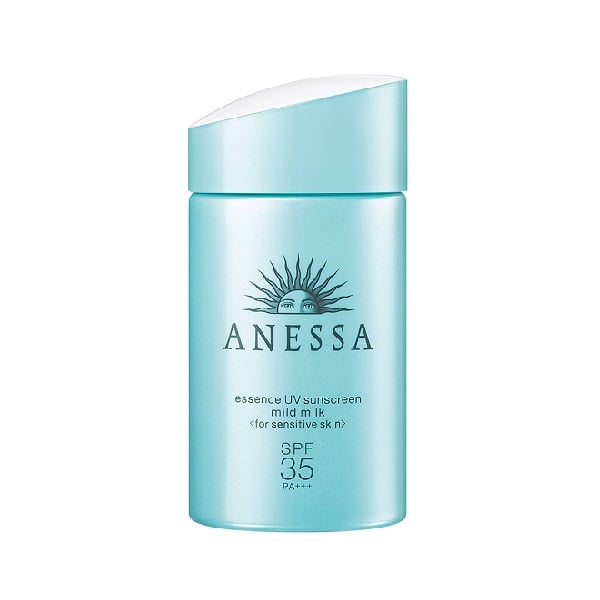 Tinh Chất Chống Nắng Cho Da Nhạy Cảm & Trẻ Em Anessa Essence Uv Sunscreen Mild Milk Spf35 Pa+++ 60Ml