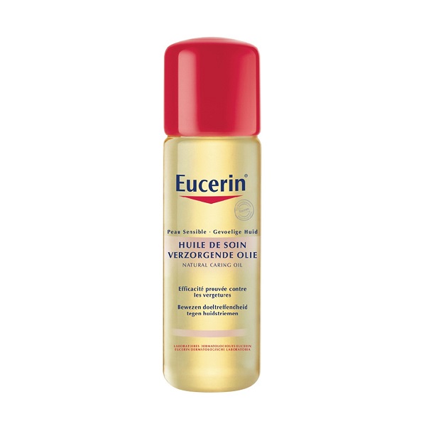 Dầu Giảm Rạn Da Eucerin Peau Sensible Huile De Soin Natural Caring Oil 125Ml