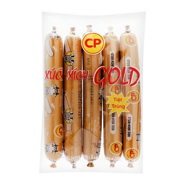 Xúc Xích Tiệt Trùng Gold Cp 40Gx5