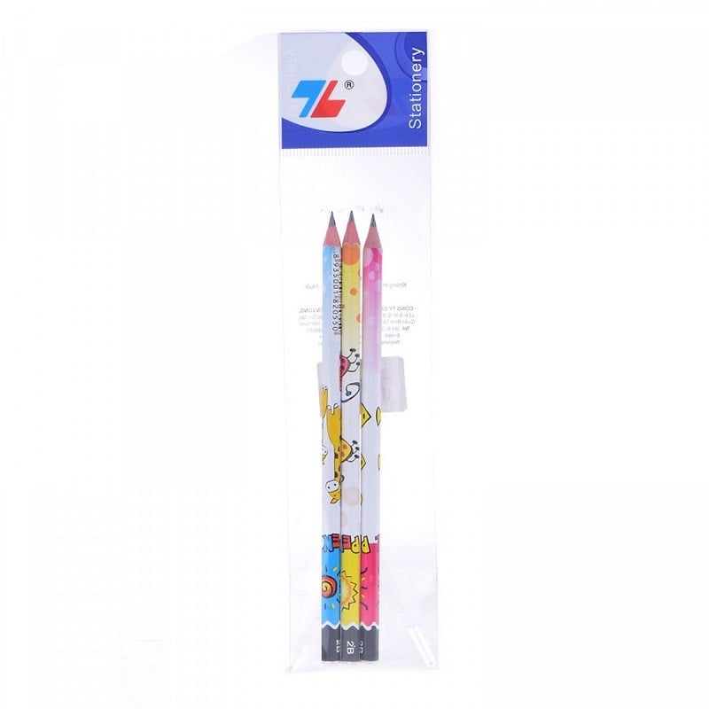 Vĩ 3 Cây Bút Chì Gỗ Gp03