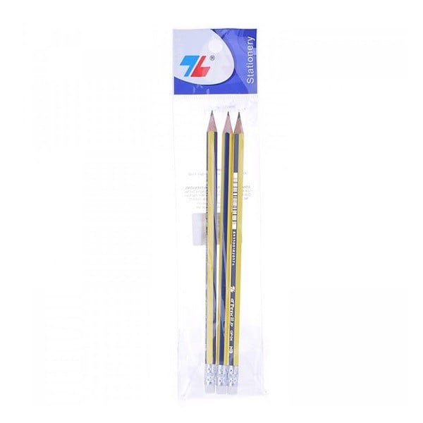 Vĩ 3 Cây Bút Chì Gỗ Gp04