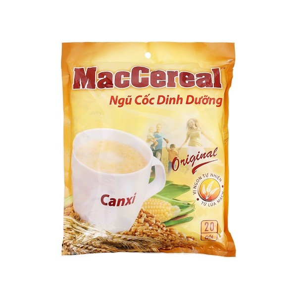 Bột Ngũ Cốc Dinh Dưỡng Maccereal Canxi 28G - Hộp 20 Gói
