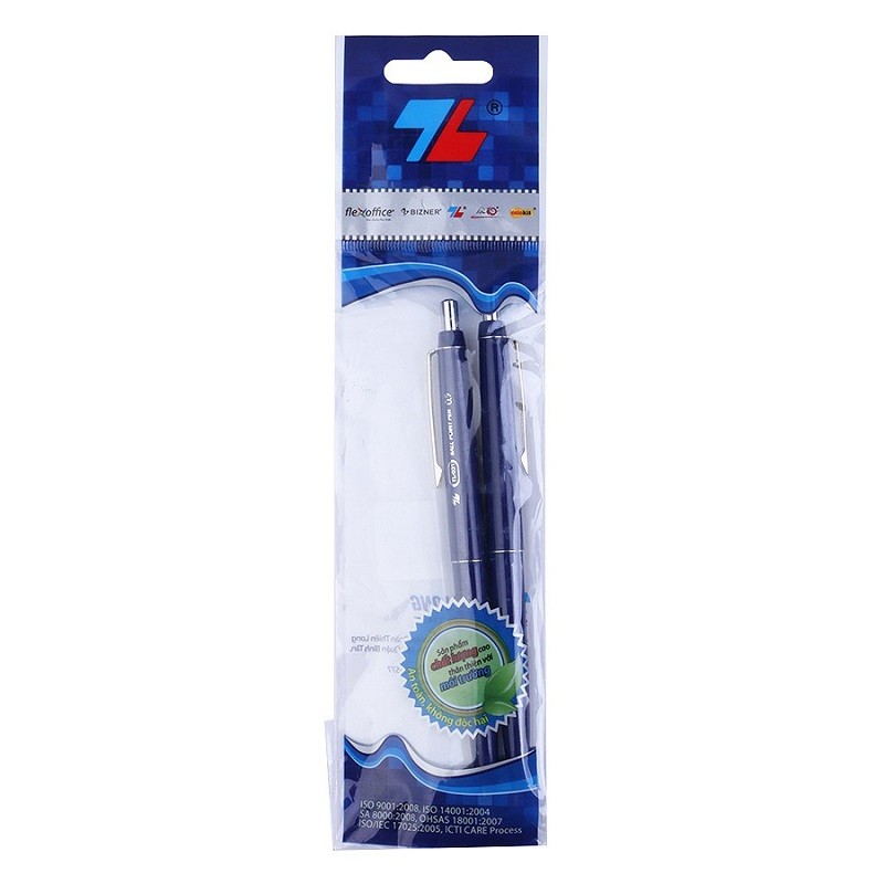 Vĩ 2 Bi Bấm Thiên Long Tl031 Xanh