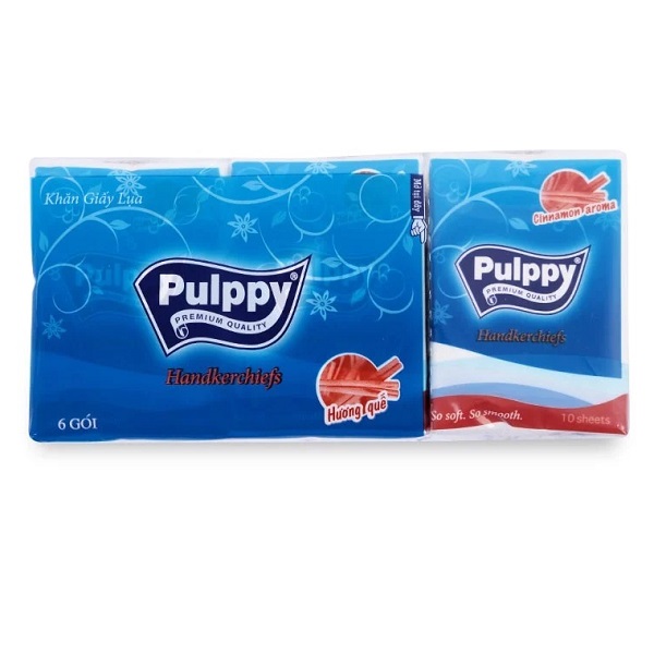 Giấy Bỏ Túi Pulppy Hương Quế 6 Gói