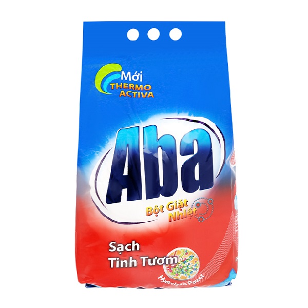 Bột Giặt Aba Nhiệt Sạch Tinh Tươm 3Kg
