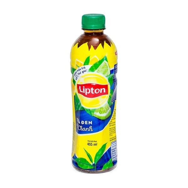 Trà Đen Vị Chanh Lipton Chai Pet 455Ml