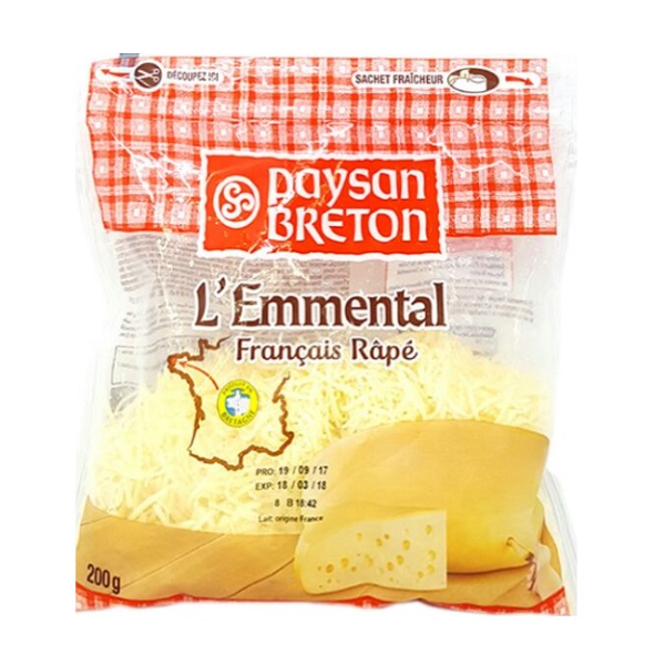Phô Mai Emmental Paysan Breton Sợi 200G