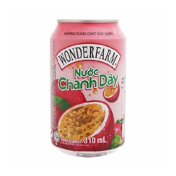 Nước Chanh Dây Wonderfarm 310Ml