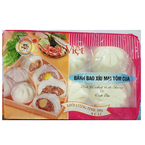 Bánh Bao Xíu Mại Tôm Cua Nhật Việt 300G