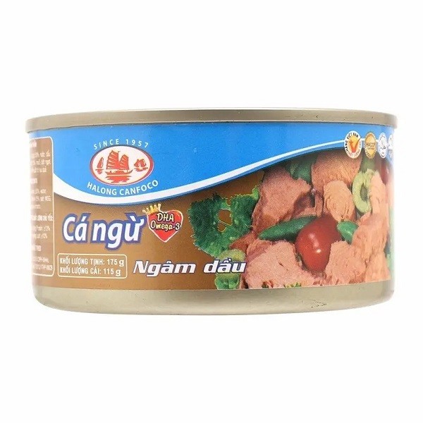 Cá Ngừ Xắt Khúc Ngâm Dầu Hạ Long 175G