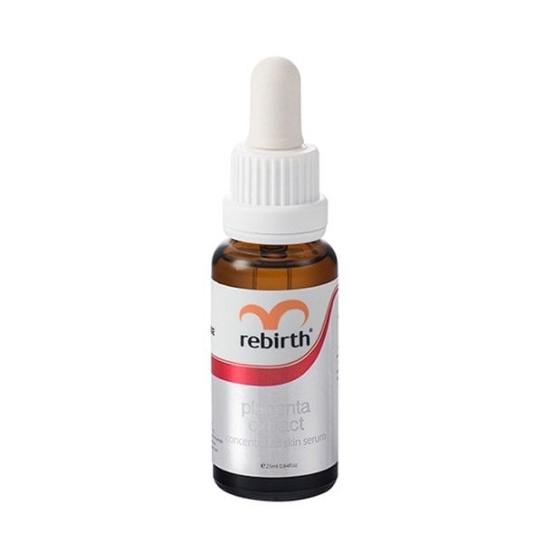 Serum Giảm Nếp Nhăn Mờ Vết Thâm Nám Tàn Nhang Cho Da Nhạy Cảm Rebirth Placenta Extract Concentrated Skin Serum 25Ml