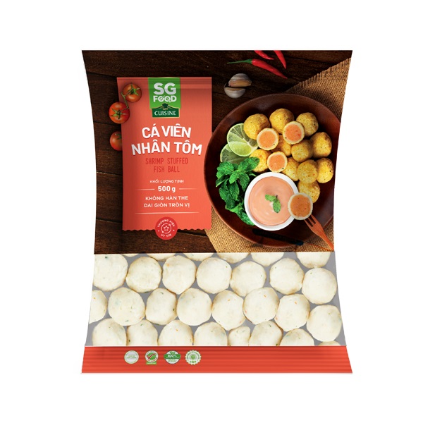 Cá Viên Nhân Tôm Sài Gòn Food 500G