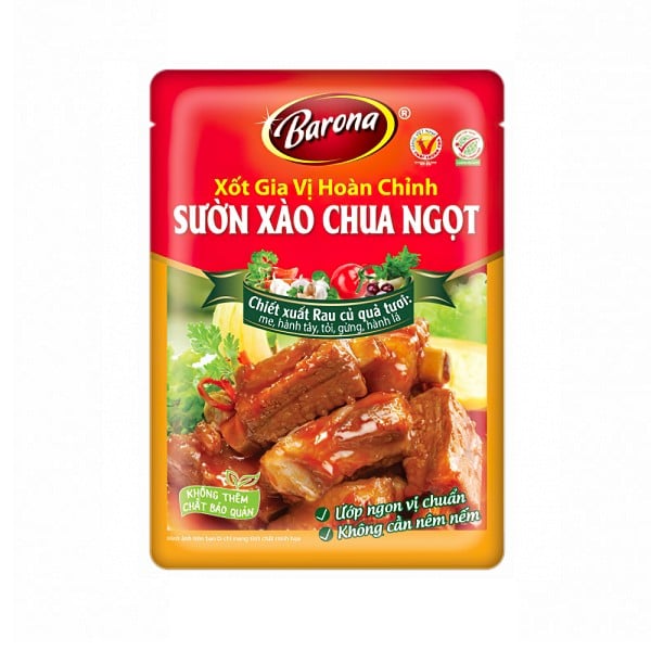 Sốt Chua Ngọt Barona Sườn 80G