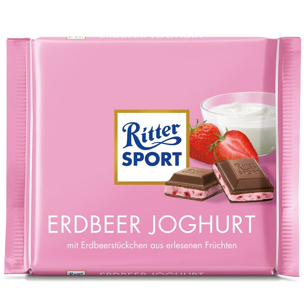 Socola Vị Sữa Chua Dâu Ritter Sport 100G