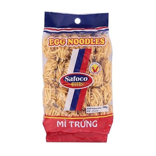 Mì Trứng Sợi Lớn Safoco 500G