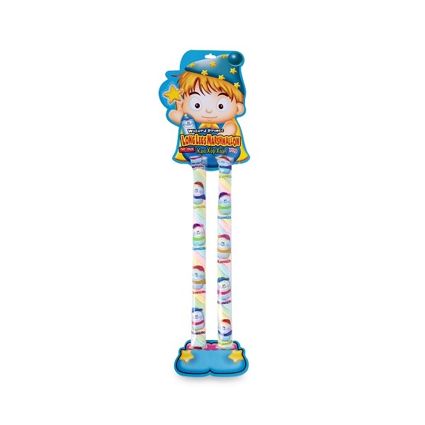 Kẹo Xốp Xoắn Long Legs 70G