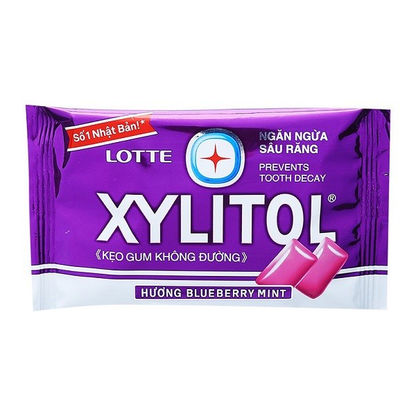 Kẹo Cao Su Xylitol Blueberry 11.6G