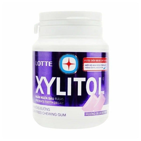 Kẹo Cao Su Xylitol Blueberry 58G