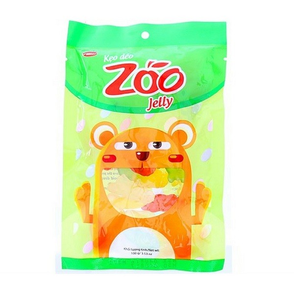 Kẹo Dẻo Zoo Túi 100G