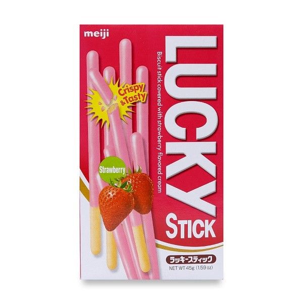 Bánh Lucky Stick Strawberry 45g
