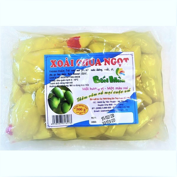Xoài Chua Ngọt Bốn Mùa Gói 500G