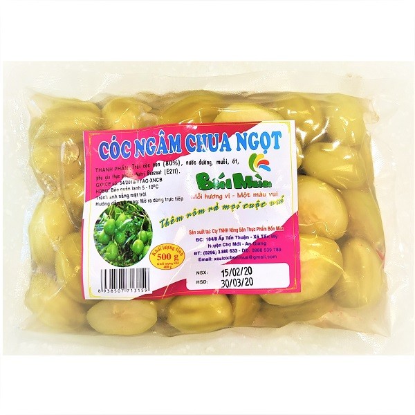 Cóc Ngâm Chua Ngọt Bốn Mùa Gói 500G