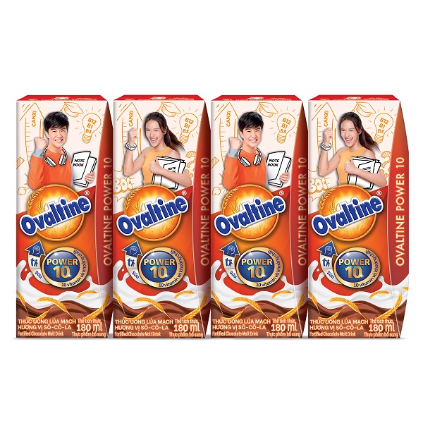 Lốc 4 Thức Uống Dinh Dưỡng Từ Lúa Mạch Ovaltine 180Ml