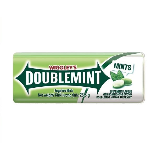Kẹo Ngậm Doublemint Spearmint Tuýp 35 Viên