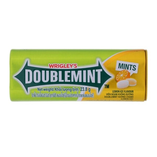 Kẹo Ngậm Doublemint Lemon Ice Tuýp 35 Viên