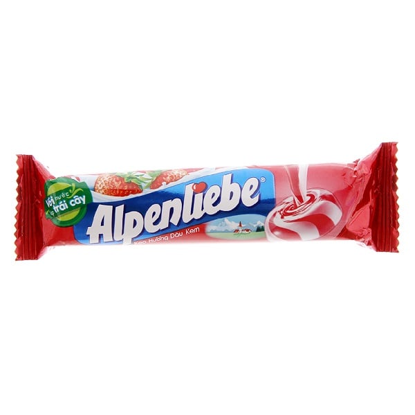 Kẹo Alpenliebe Strawberry Thỏi