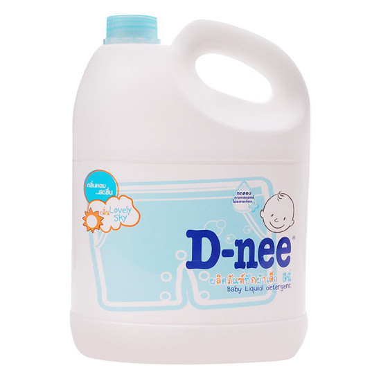 Nước Giặt Quần Áo Em Bé D - Nee Xanh 3L