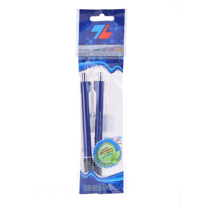 Vĩ 2 Bi Bấm Thiên Long Tl036 Xanh