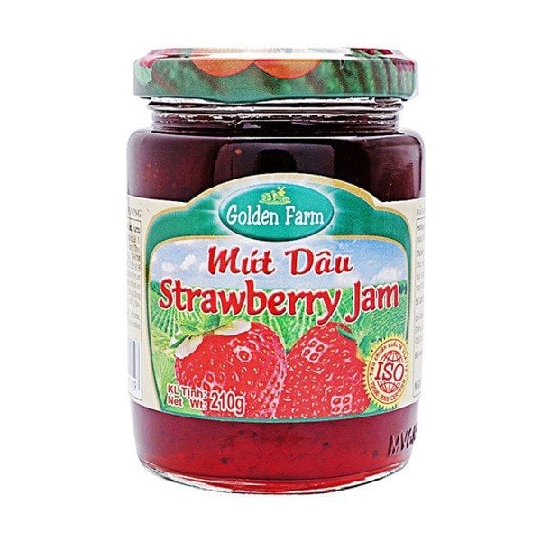 Mứt Dâu Golden Farm Strawberry Jam 210G