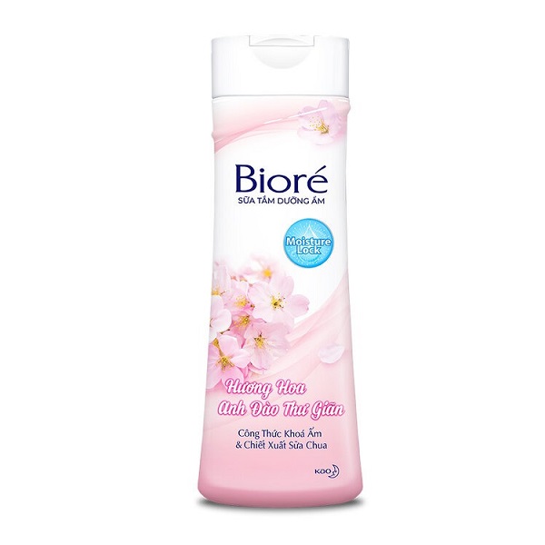 Sữa Tắm Biore Dưỡng Da Hoa Anh Đào 200G | Biore Cherry Blossom Scent Shower Gel, 200G