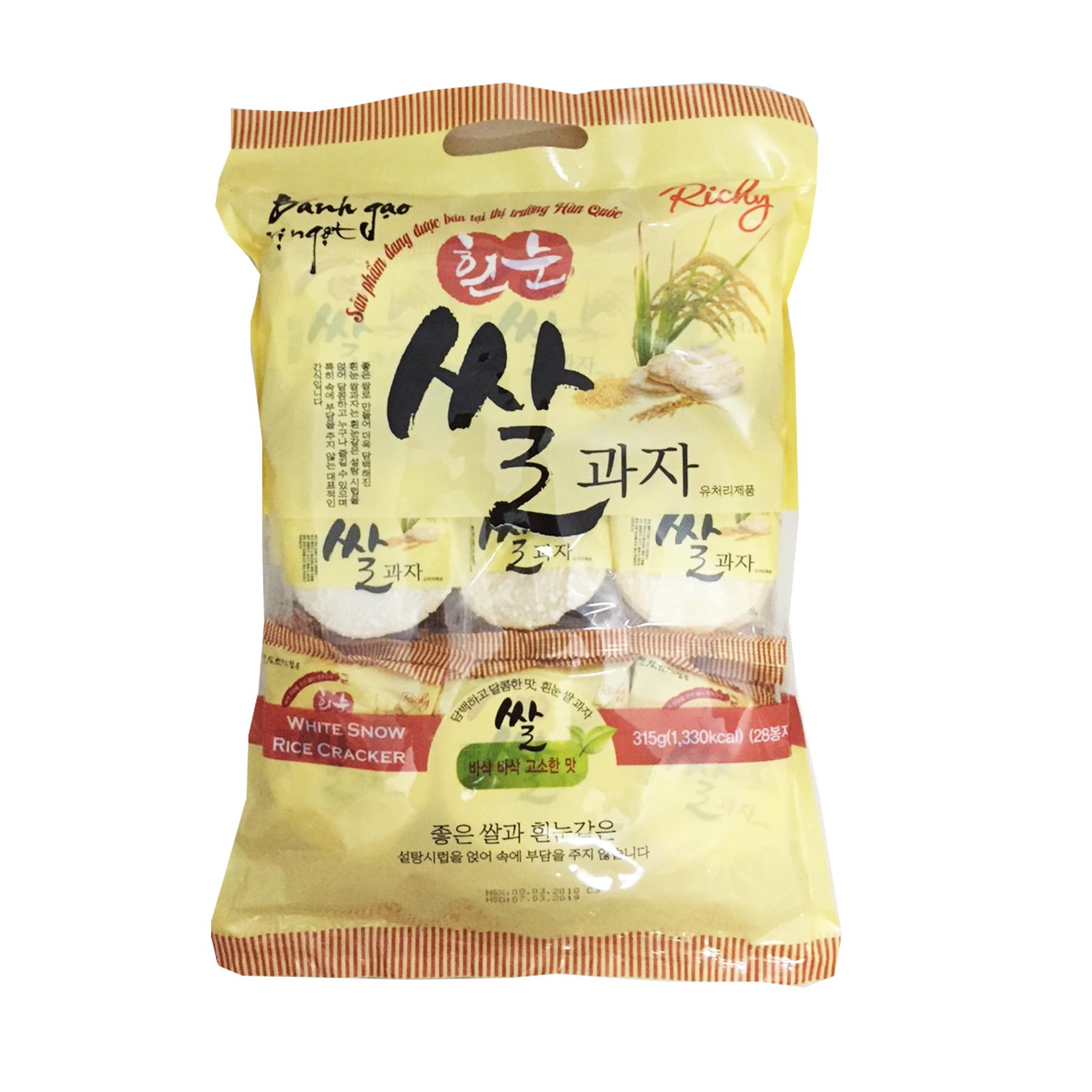 Bánh Gạo Vị Ngọt Richy Hàn Quốc 315G