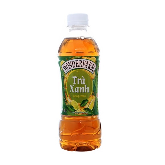 Trà Xanh Hương Chanh Wonderfarm 345Ml