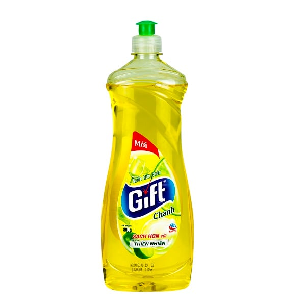 Nước Rửa Chén Gift Chanh 800G