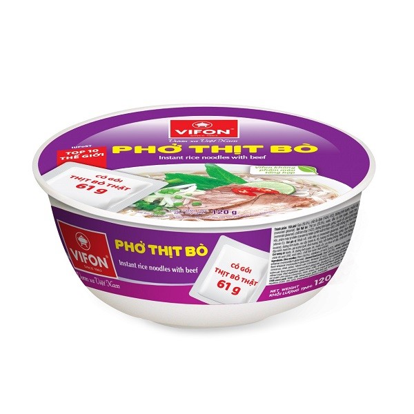 Phở Thịt Bò Vifon Hộp 120G