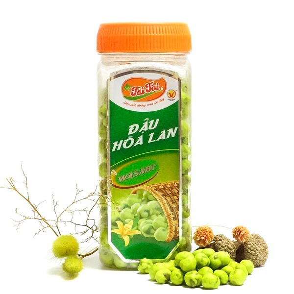 Đậu Hòa Lan Wasabi Hũ Tài Tài 195G