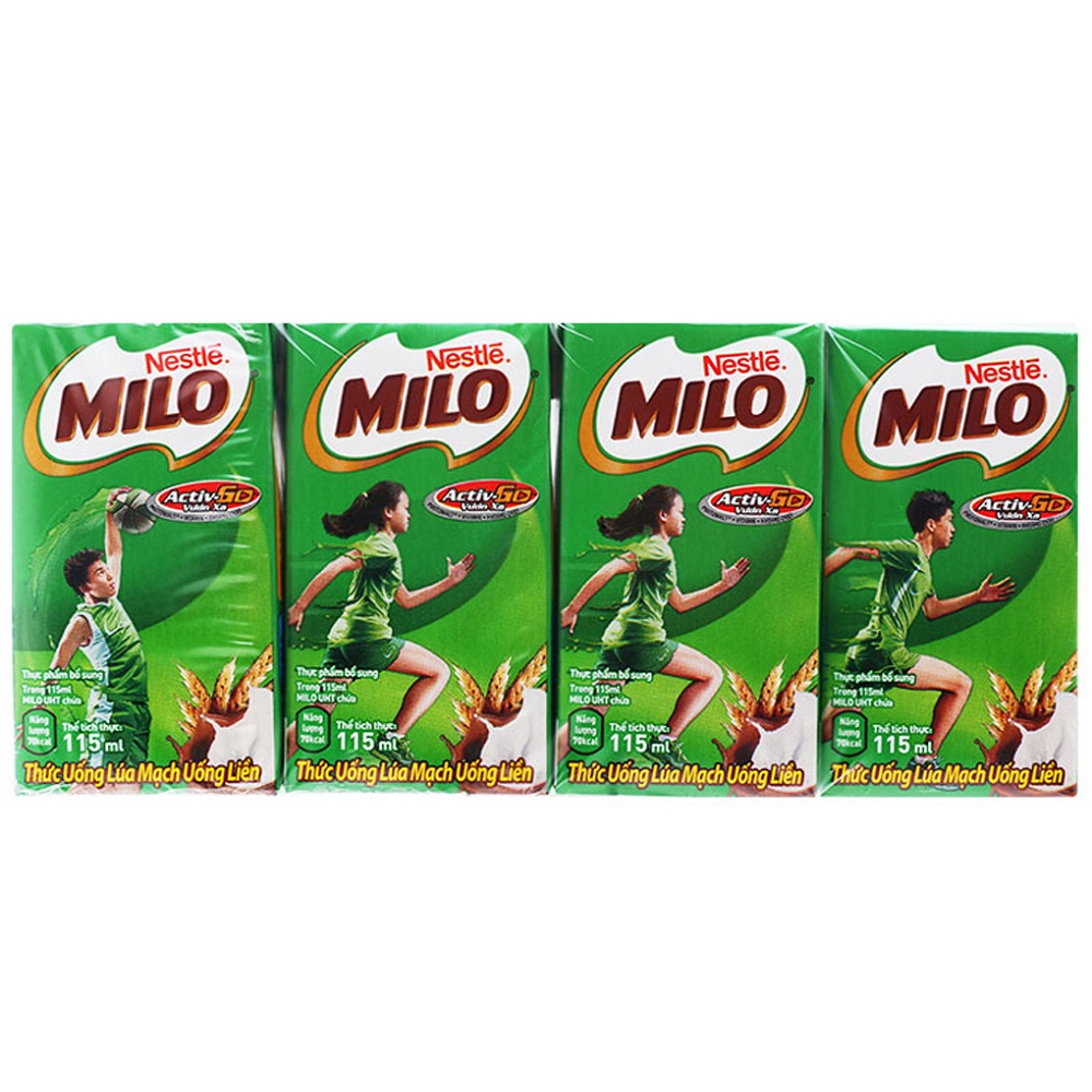 Thức Uống Dinh Dưỡng Milo Lốc 115Ml X 4