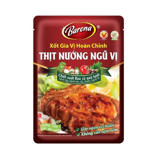 Gia Vị Thịt Nướng Ngũ Vị Barona 80G